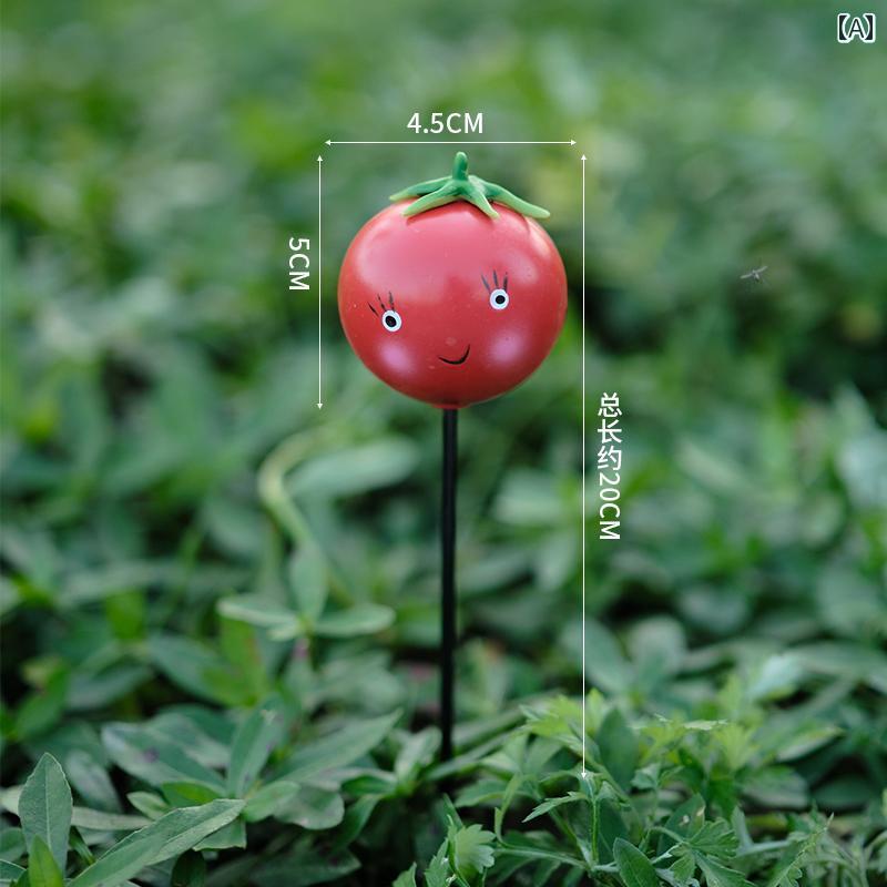 装飾　飾り　ディスプレイ アメリカン 屋外用 プラスチック製の 花 果物と 野菜の 花の 挿入 物 中庭の..