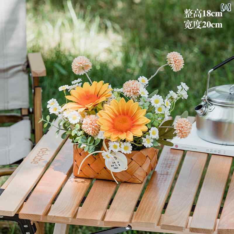 装飾 飾り ディスプレイ リビング ルームの 装飾 ホーム アクセサリー アウトドア キャンプ ピクニック フラワーバスケットの テレビキャビネット ワイン キ...