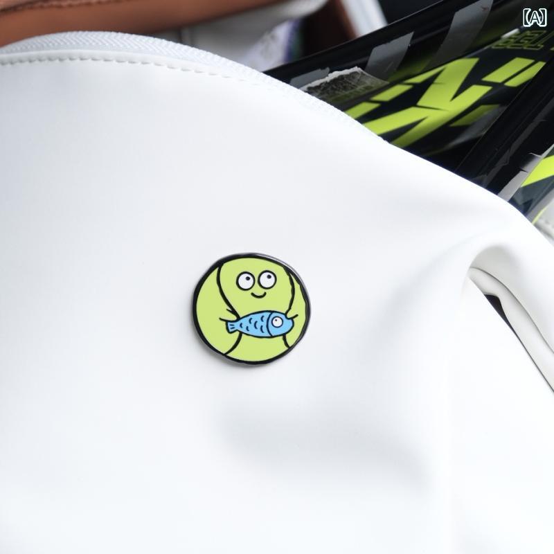 テニス　グッズ　トレーニング テニス バッジ シューズ ウィンブルドン 周辺 ギフト テクスチャ シンプル かわいい Sensentuo