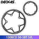 自転車 チェーン マウンテンバイク DECKAS 130 BCD 正 負 歯 大型 ディスク 5 爪 50 T 52 54 56 58 付き スプロケット