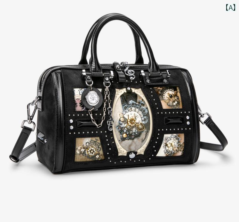 レディース　バッグ　ハンド SR Anの 高級 ハンドバッグ ショルダー メッセンジャーバッグ ピロー バッグ バレンタイン デー ギフト(4)