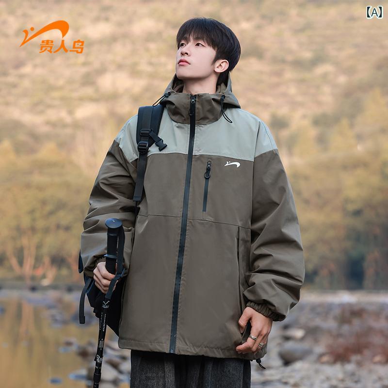 パーカー メンズ ジャケット Guirenniao 春秋 メンズ スリーインワン アサルト ジャケット 2025 冬 アウトドア ウィンドブレーカー メンズジャケット