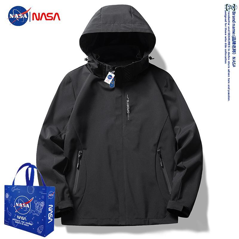 パーカー メンズ ジャケット ナサ ジャケット メンズ レディース 2024 春秋 防風 防水 スリーインワン アウトドア 登山