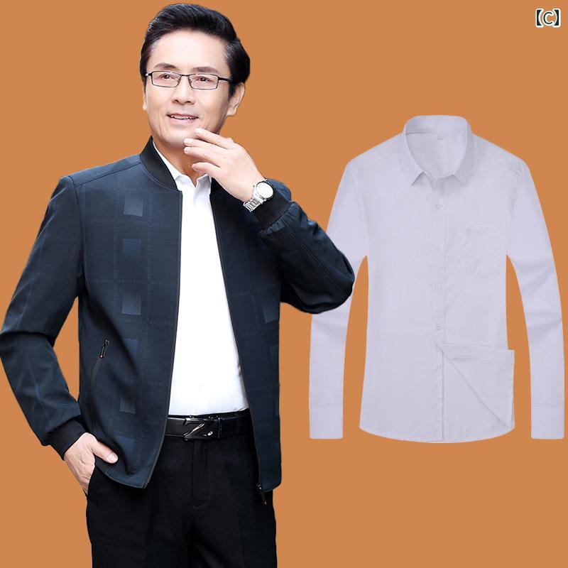 トップス ジャケット カジュアル お父さんの 春 アウター スーツ 中年 ジャケット メンズ 40 カジュアル 50歳お父さん 60 秋 薄手 トップス