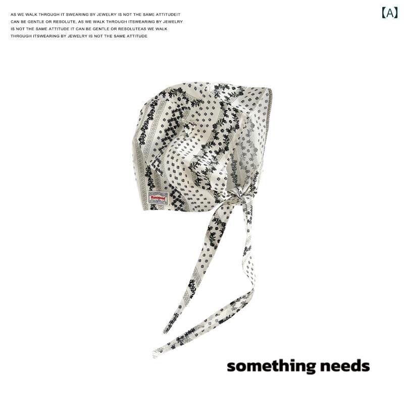 ターバン 帽子 スカーフ 鄭 百 湾の な 小 悪魔の クールで クールな 包 頭 帽子 花柄の カシュー バッグの 組み合わせ おしゃれな スカーフ