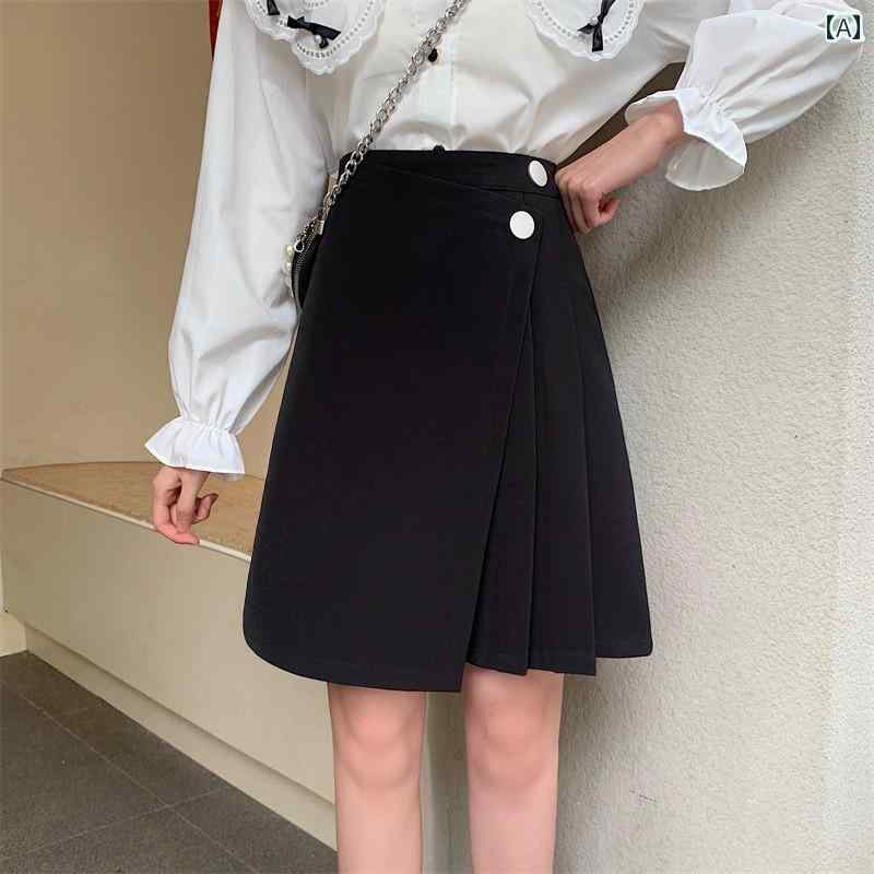 レディース　スカート　かわいい プリーツスカート ミディアム 丈 スカート 大きいサイズ ヒップ 太もも 厚手 aライン パンツ 太め mm 不規則 ハイウエスト