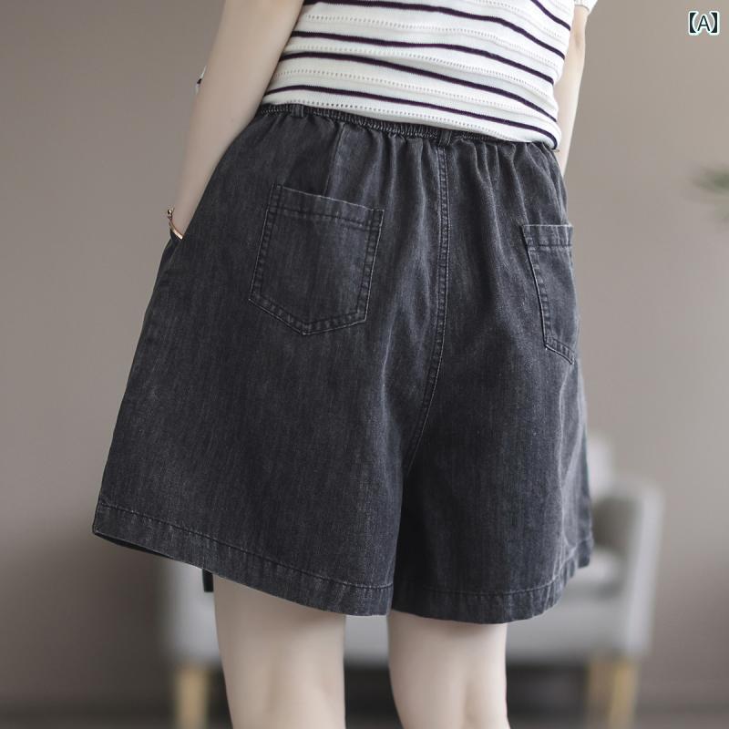 レディース スカート かわいい カウンター カット ラベル 夏 コットン ウォッシュ ジーンズ スカート サマー ドレス 大きいサイズ ハイウエスト フェイク ツーピース パンツ レディース