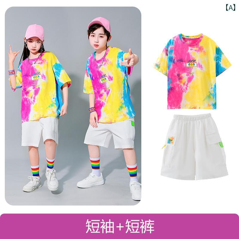 ストリート　子供　ダンス 子供の 日 幼稚園 チアリーディング パフォーマンス 服 小学校 運動 会 子供..