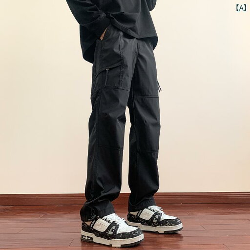 メンズ ズボン カジュアルパンツ 男性用 オーバー オール アメリカンの 夏用 薄手 カジュアル パンツ ゆったり ストレート パラシュート スポーツ 機能 アサルト メンズ ズボン カジュアルパンツ 男性用 オーバー オール アメリカンの 夏用 薄手 カジュアル パンツ ゆったり ストレート パラシュート スポーツ 機能 アサルト