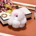ぬいぐるみ アクセサリー かわいい の 毛皮の ウサギの ペンダント かわいい レディースバッグの ぬいぐるみ 死んだ 人形の バッグ 車 キーホルダー