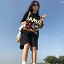 半袖 上下 レディース 太い mm 特大 サイズ 300 斤 スポーツ スーツ 女性 夏 半袖 学生 ゆったり ファッション ショート パンツ カジュアル ツー...