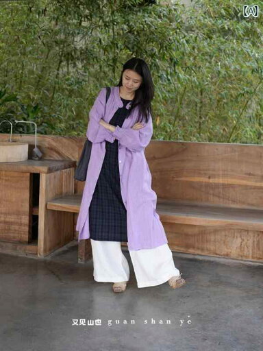 レディース シャツ カジュアル リネン スーツ 美しい 春の 桜 明るい 服装 休暇 ピクニック 年齢を 若返らせる ロング シャツ レディース シャツ カジュアル リネン スーツ 美しい 春の 桜 明るい 服装 休暇 ピクニック 年齢を 若返らせる ロング シャツ