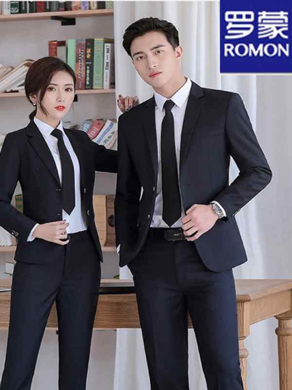 作業服　ワークウェア　ユニセックス Luo Meng プロ スーツ レディース フォーマルスーツ 作業着 マネ..