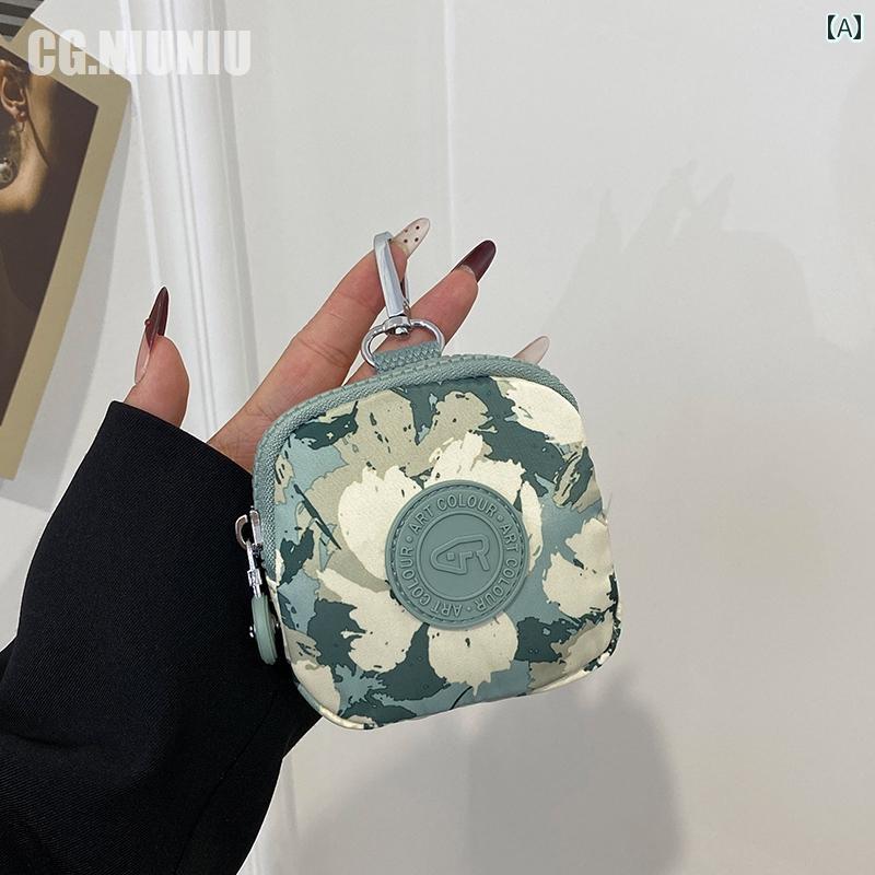 多機能 キー バッグ ポータブル イヤホン 口紅 折りたたみ 式 メガネ 小銭入れ 収納 バッグ 実用的で ..