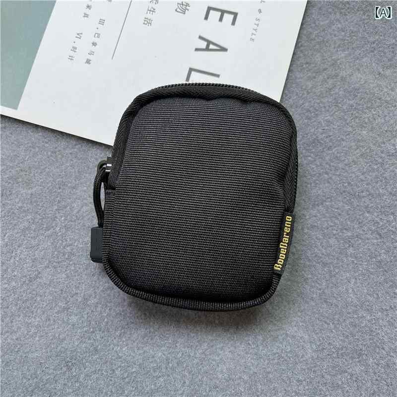 多機能 キー バッグ 個性 メンズベルト キー バッグ小銭入れ ウエスト バッグ ミニ イヤホン 小さい スクエアバッグ U トン カード ハンギング