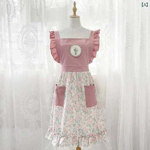 エプロン おしゃれ ママ 女性用 エプロン 大きいサイズ かわいい キッチン ホーム 2025新 スタイル 綿 布 通気性 高級 風 花柄 エプロン おしゃれ ママ 女性用 エプロン 大きいサイズ かわいい キッチン ホーム 2025新 スタイル 綿 布 通気性 高級 風 花柄