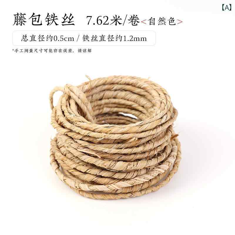 ガーデニング　DIY　道具　 国立 フラワーアート スキル ツール ラタンバッグ ワイヤー 中国 フラワー..