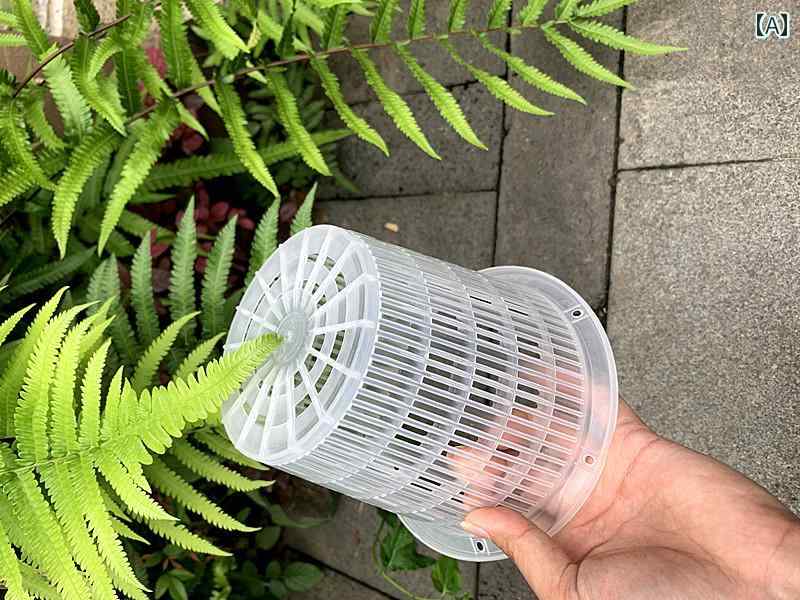 ガーデニング DIY 道具 植物用 通気性 ミズゴケ 鉢 透明 植木鉢 根 制御 家庭用 フィロデンドロン カラー リリー ベゴニア 蘭 水 耕 栽培