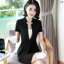 ドレス ウェイター レディース 美容 専門の 女性用 スーツ 夏用 薄手 半袖 ホテル フロント デスク 作業着 ペディキュア 技術者