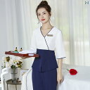ドレス ウェイター レディース 春秋 女性用 助 産 師 作業着 高級 美容 サロン スキン マネジメント フットセラピー SPA クラブの フロント デスク
