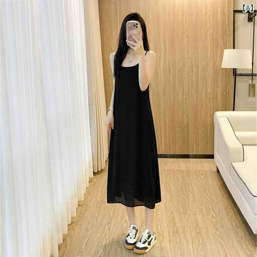 デニム ワンピース レディース 夏用の 薄手 半袖 デニムジャケットと フレンチ シフォン サスペンダー ドレス レディース ツーピースの ゆったり お腹 カバー ロング スカート デニム ワンピース レディース 夏用の 薄手 半袖 デニムジャケットと フレンチ シフォン サスペンダー ドレス レディース ツーピースの ゆったり お腹 カバー ロング スカート
