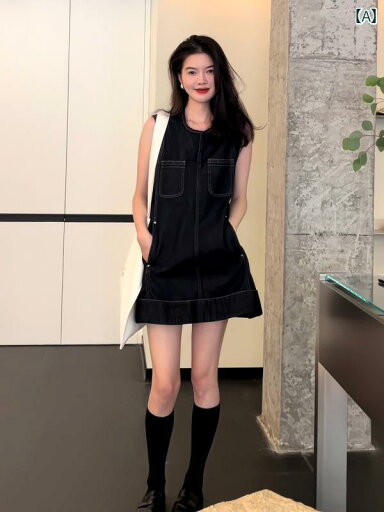 デニム スカート レディース フランスの レトロ デニムオーバーオール スカート 女性用 夏 小さい サイズ 年齢を 減らす スリムの ショート デニム スカート レディース フランスの レトロ デニムオーバーオール スカート 女性用 夏 小さい サイズ 年齢を 減らす スリムの ショート