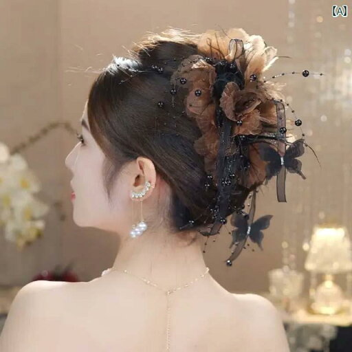 アクセサリー タッセル ピン 高級 バタフライ リボン タッセル クリップ 2025 秋 ヘア ボリューム シャーク 女性 ピン アクセサリー タッセル ピン 高級 バタフライ リボン タッセル クリップ 2025 秋 ヘア ボリューム シャーク 女性 ピン