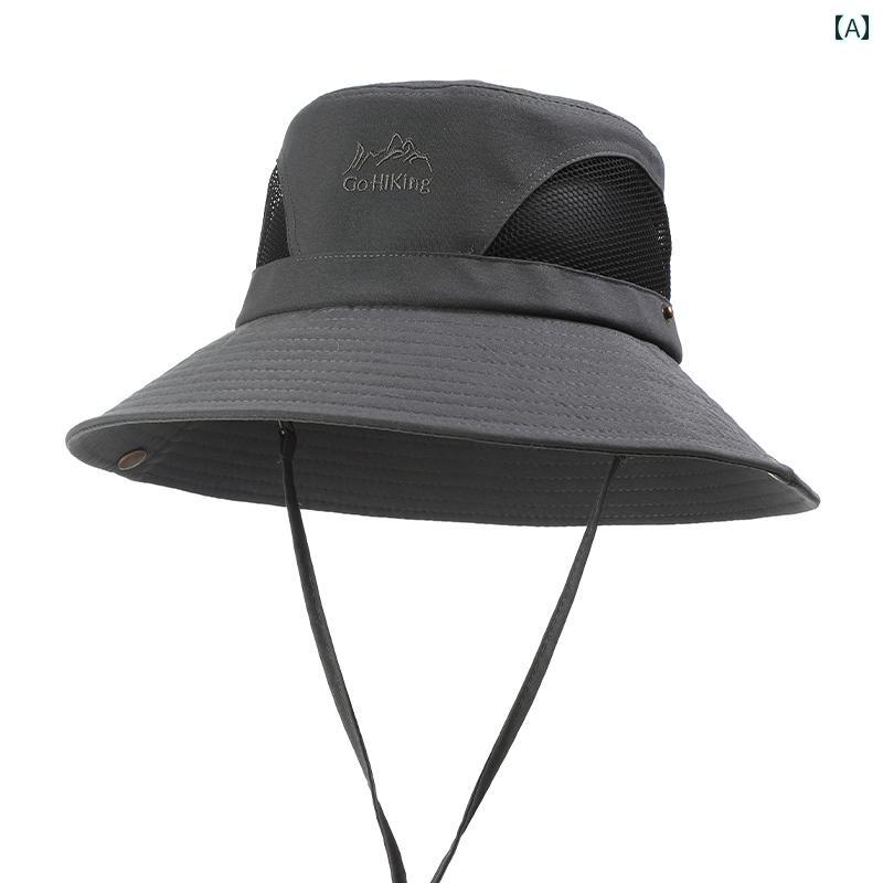 メンズ　帽子　キャップ 日焼け防止 サンハット メンズ 夏お父さん 釣り 日よけ 帽子 屋外 通気性 フィッシャーマン ハット 春秋