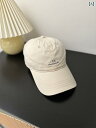 メンズ 帽子 キャップ アメリカン ストリート シンプル 刺繍入り 小文字 ウォッシュ コットン 野球帽。 メンズ レディースの な フェイス。 小さい カーブ...