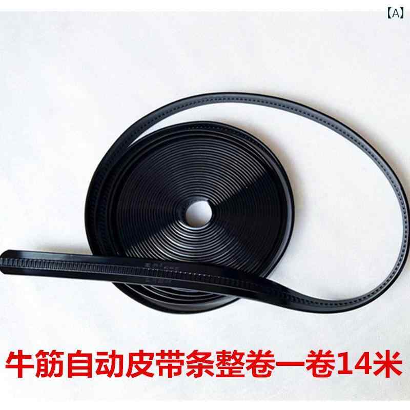 ベルト　レザー　メンズ Chaoqiao メンズ フル 歯 腱 自動 巻き ベルト ロール 14メートル カードスロット ミリタリー 耐摩耗