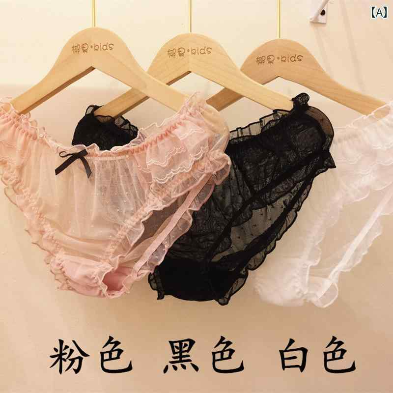 ブラ　レース　下着 キャンディーカラーの 小さい さわやか レース メッシュ パンティー 女性用 大きい..