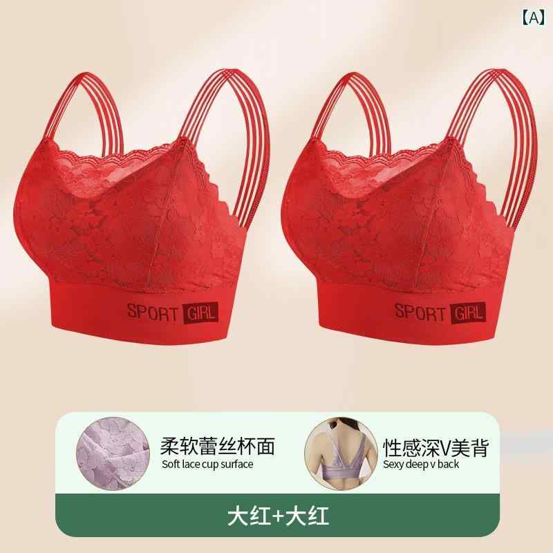 下着　レース　レディース 女性用 フレンチレース チューブ トップ 下着 シームレス 露出 防止 スチー..