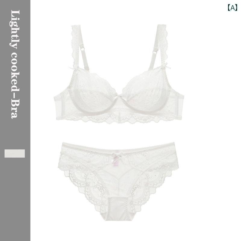 ランジェリー　下着　レース 楽しい アン フェン ブラジャー 魅惑的 巨 乳 欧米の レース 魅力的な 視..