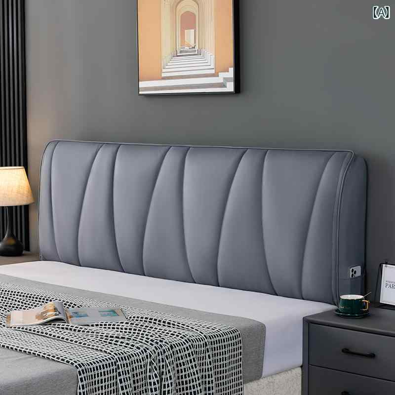 ベッド　カバー　 ホーム テクノロジー ファブリックベッド ヘッド カバー キルティング ハイエンド ユニバーサル ベッド ソフト サイド テーブル バック