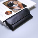 ケース 革 収納 革 メガネ ケース サングラス バッグ メンズと レディースの第一層 牛革 ポータブル 収納