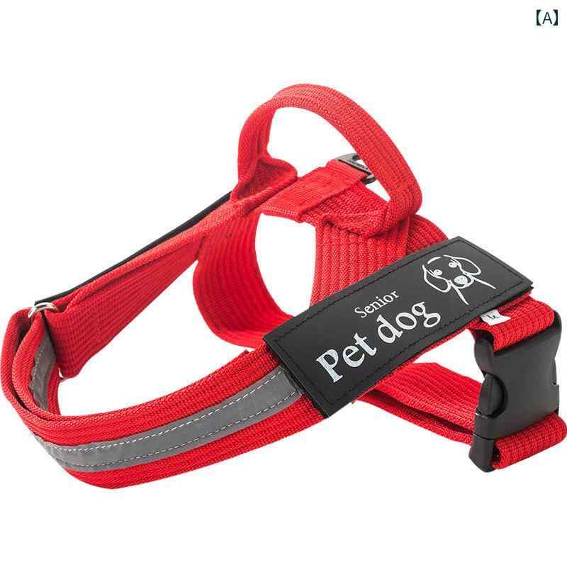 わんちゃん　ハーネス　かわいい リーシュ ラブラドール 犬用 大型 ボーダーカラー ハーネス ゴールデ..