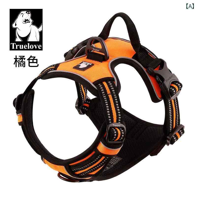 わんちゃん　ハーネス　かわいい Truelove 犬用 リード 防 爆 散歩 ロープ 中型 犬 ベスト チェーン ペット ハーネス 用品