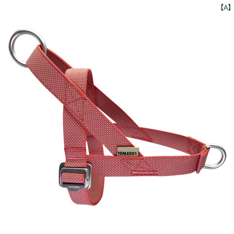 わんちゃん　ハーネス　かわいい 犬用 チェストハーネス 軽量 防 爆 ハーネス リーシュ 犬の 散歩用 ペット ベスト ゴールデンレトリバー