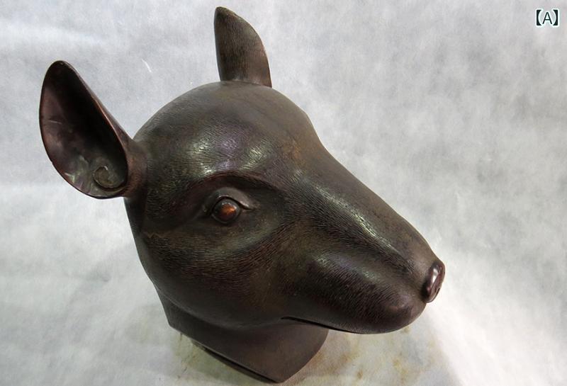 アンティーク　雑貨　DIY アンティークブロンズ ウェアの ブロンズ ヘッド 12個 円明 園の 干支 動物の..