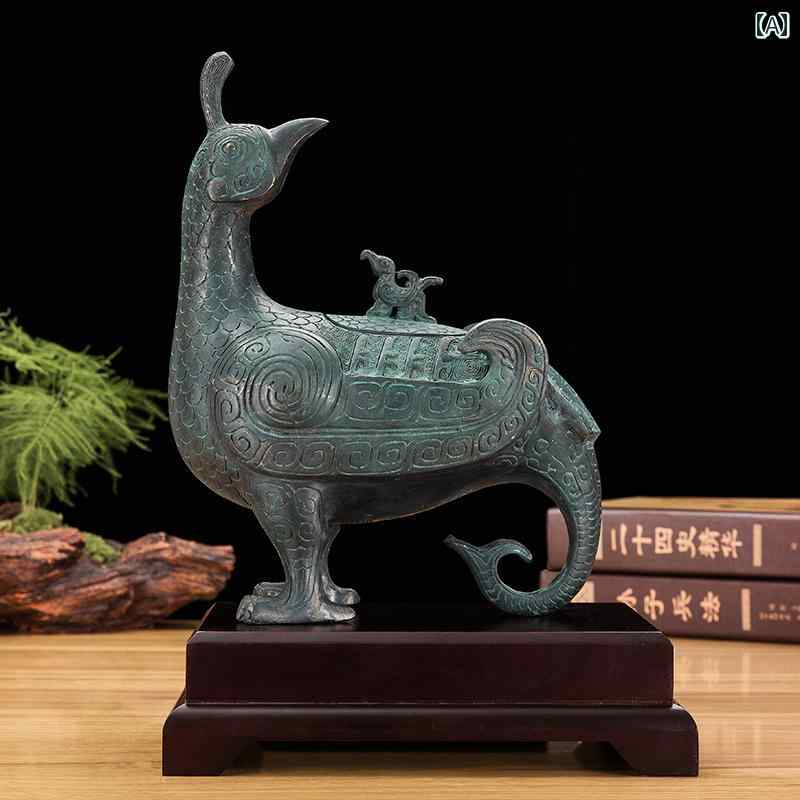 アンティーク 雑貨 飾り 金 后 鳥 尊 ブロンズ 装飾品 晋 州 特色 文化 創造 山西 省 博物 館の 記念 品