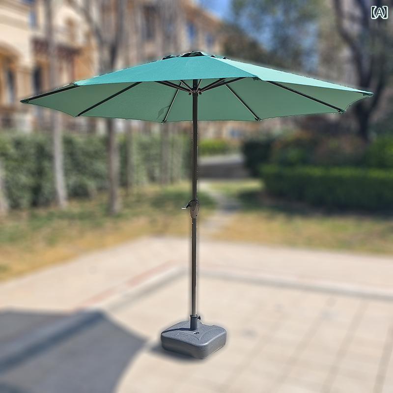 パラソル　日傘　傘 屋外 パラソル 防水 日焼け防止 厚手 ガーデン 手回し センター コラム ストール ..