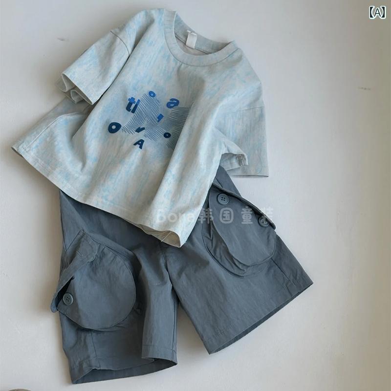 子供服　カジュアル　かわいい 男の子 半袖 Tシャツ 子供の 夏服 2025な レイヤリング シャツ 赤ちゃん..