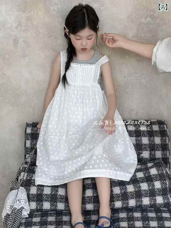 子供服　カジュアル　かわいい ボラ ハンガー ルズ サマー ドレス スーツ 2025 ベスト 子供用 スカート..