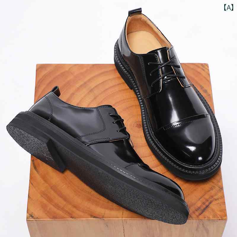 ビジネス 革靴 シューズメンズ BT ダービー シューズ 厚底 革 ビジネス フォーマルウェア 6 cm 高さ ア..