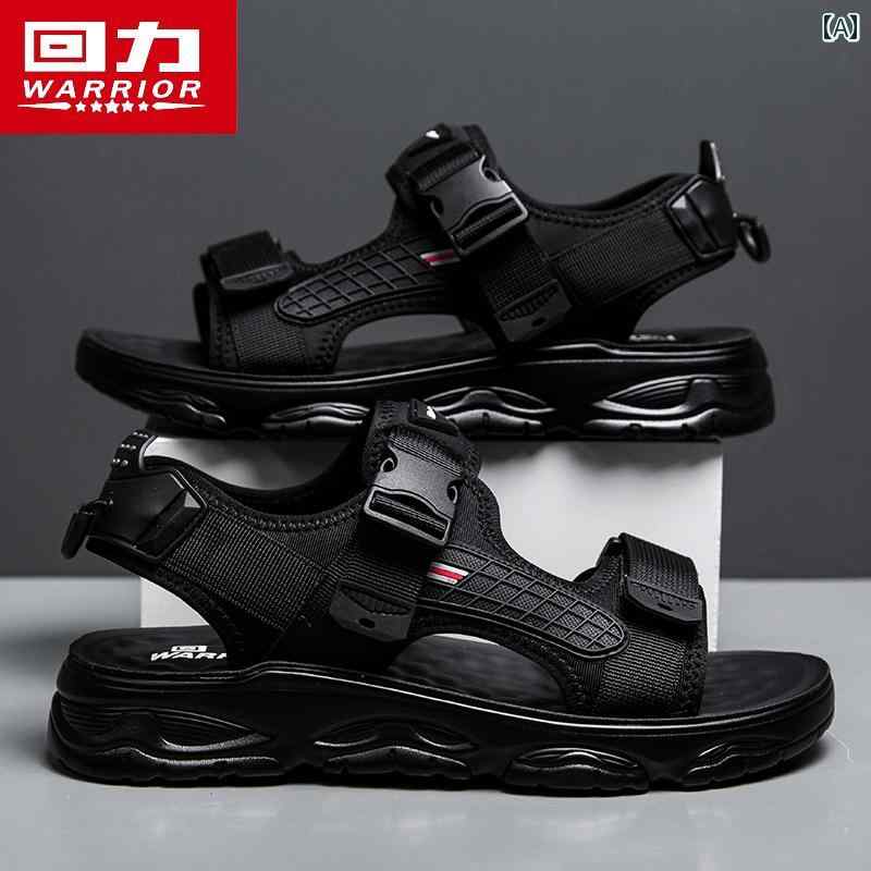 メンズ サンダル スリッパ ウォリアー サンダル メンズ 2025夏 滑り止め 耐摩耗 アウトドア スポーツ ウェーディング クリーク ビーチ