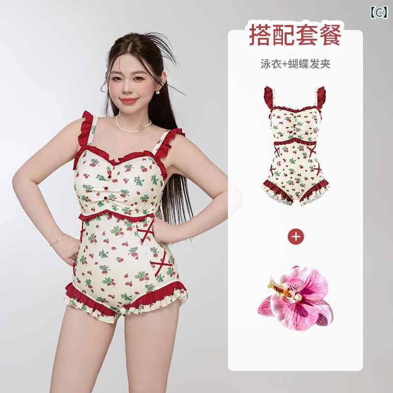 ビキニ　水着　レディース agliondy 大きいサイズ 水着 女性用 スリミング 温泉 入浴 少し 太った 女の子 肉を カバー 2025年の新 スタイル mm ワンピース