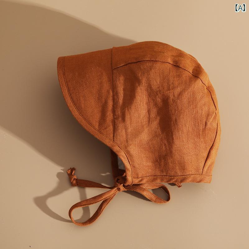 赤ちゃん用 帽子 かわいい ベビー サンハット 夏用 薄型 1ヶ月 男の子と 女の子用 外出用 つば 広 春秋用