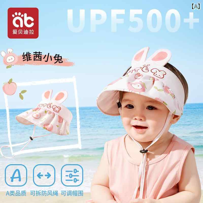 赤ちゃん　帽子　ベビー ベビー サンハット 紫外線 防止 男の子と 女の子用 空の トップハット 夏用 子..