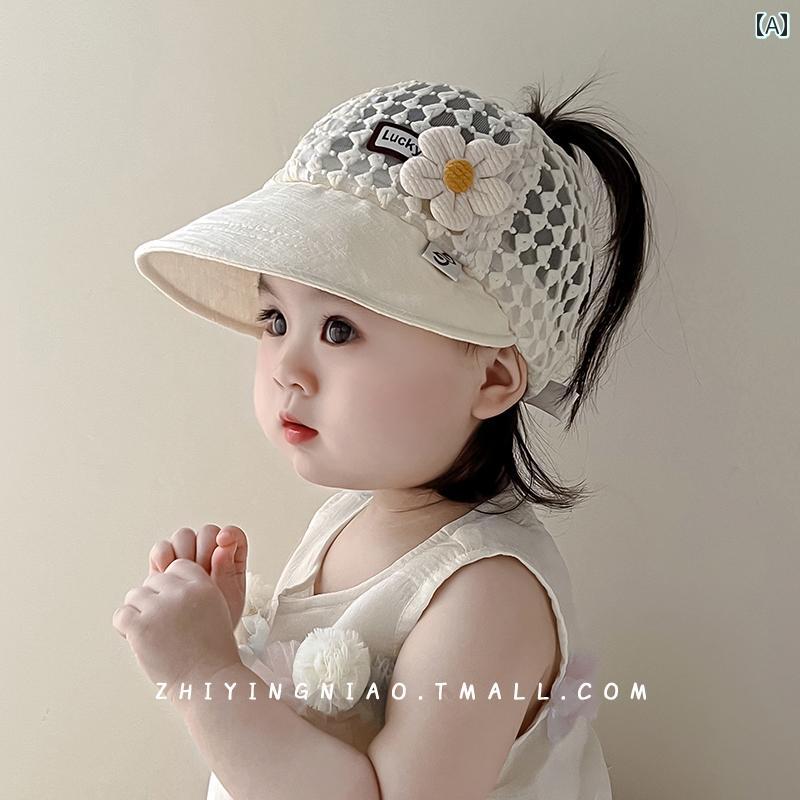 赤ちゃん　帽子　ベビー ベビー 帽子 夏用 薄型 サンハット 子供用 キャップ 紫外線 防止 女の子用
