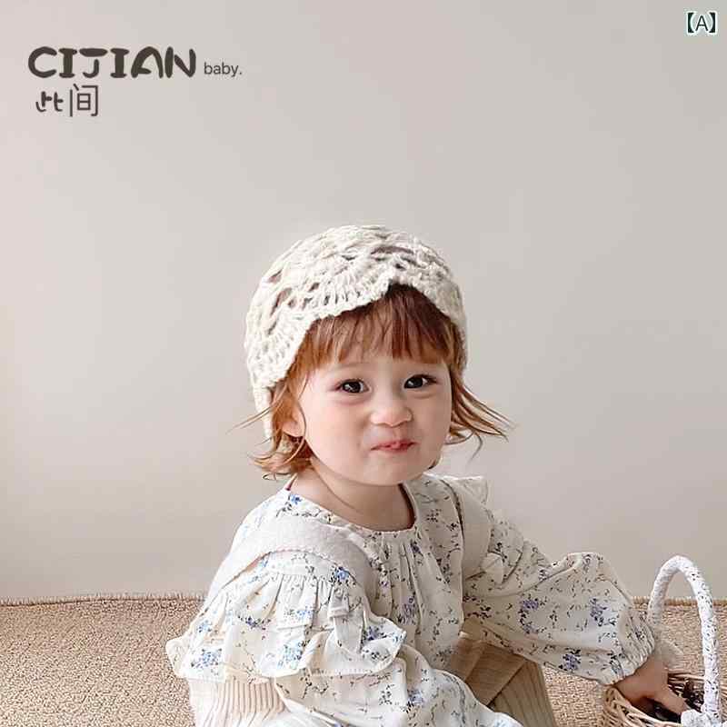 赤ちゃん　帽子　ベビー ベビー 帽子 春と 夏生 児用 ヘッド ギア 男の子と 女の子 赤ちゃん用 かわいい サンハット ベビー用